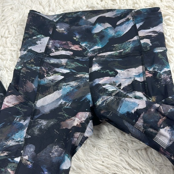 Lululemon Fast and Free Tight II 25" *Non-Reflective Nulux Glacier Camo Starligh - Picture 2 of 7
